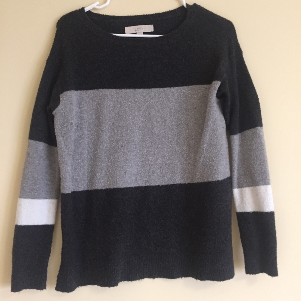 Loft block sweater